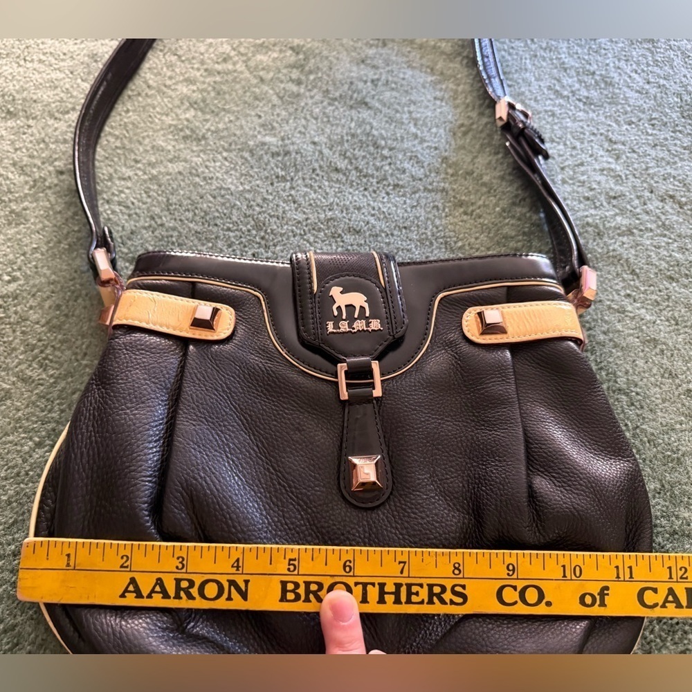 Rare L.A.M.B. by Gwen Stefani Leather Crossbody Purse - Picture 13 of 16